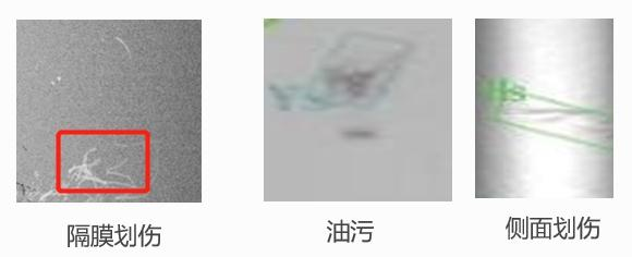 方形电池--裸电芯表面外观缺陷检测